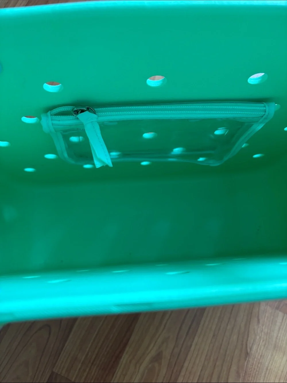 BOGG BAG Mint Green Perforated Tote with Long Handles